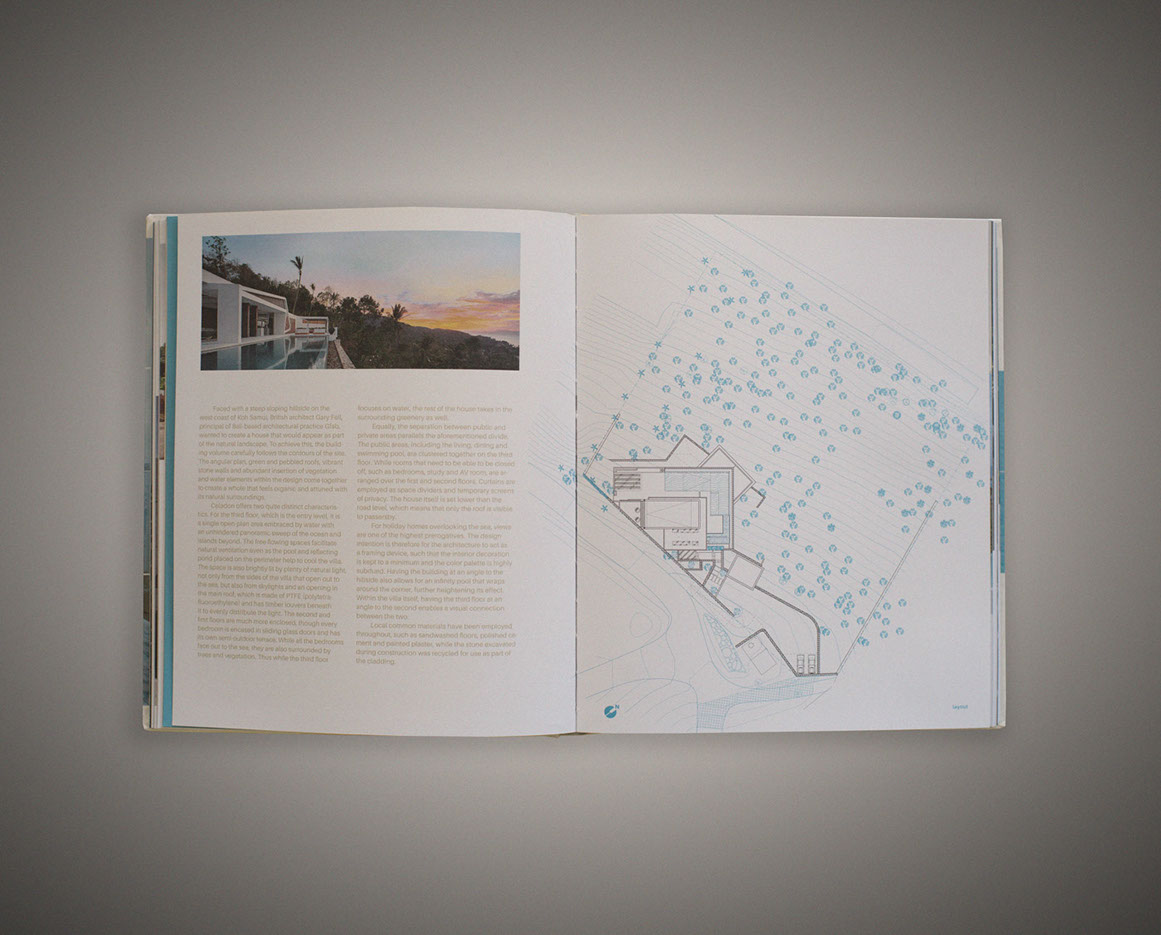 Ocean Villas publication spread